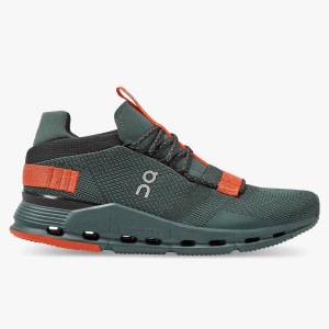 Dark Green / Orange On Cloudnova | SN-ON28659