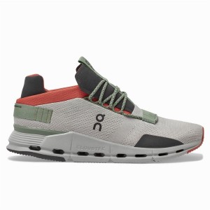Silver / Orange On Cloudnova | SN-ON28927